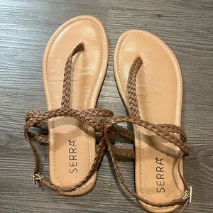 Brown sandals